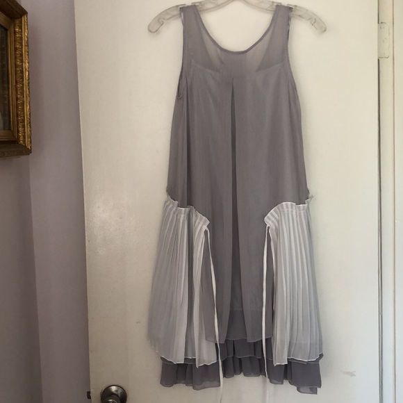 VINTAGE BABY DOLL PLEATED DRESS by Dressing by 2068. SIZE SMALL - Picture 12 of 16